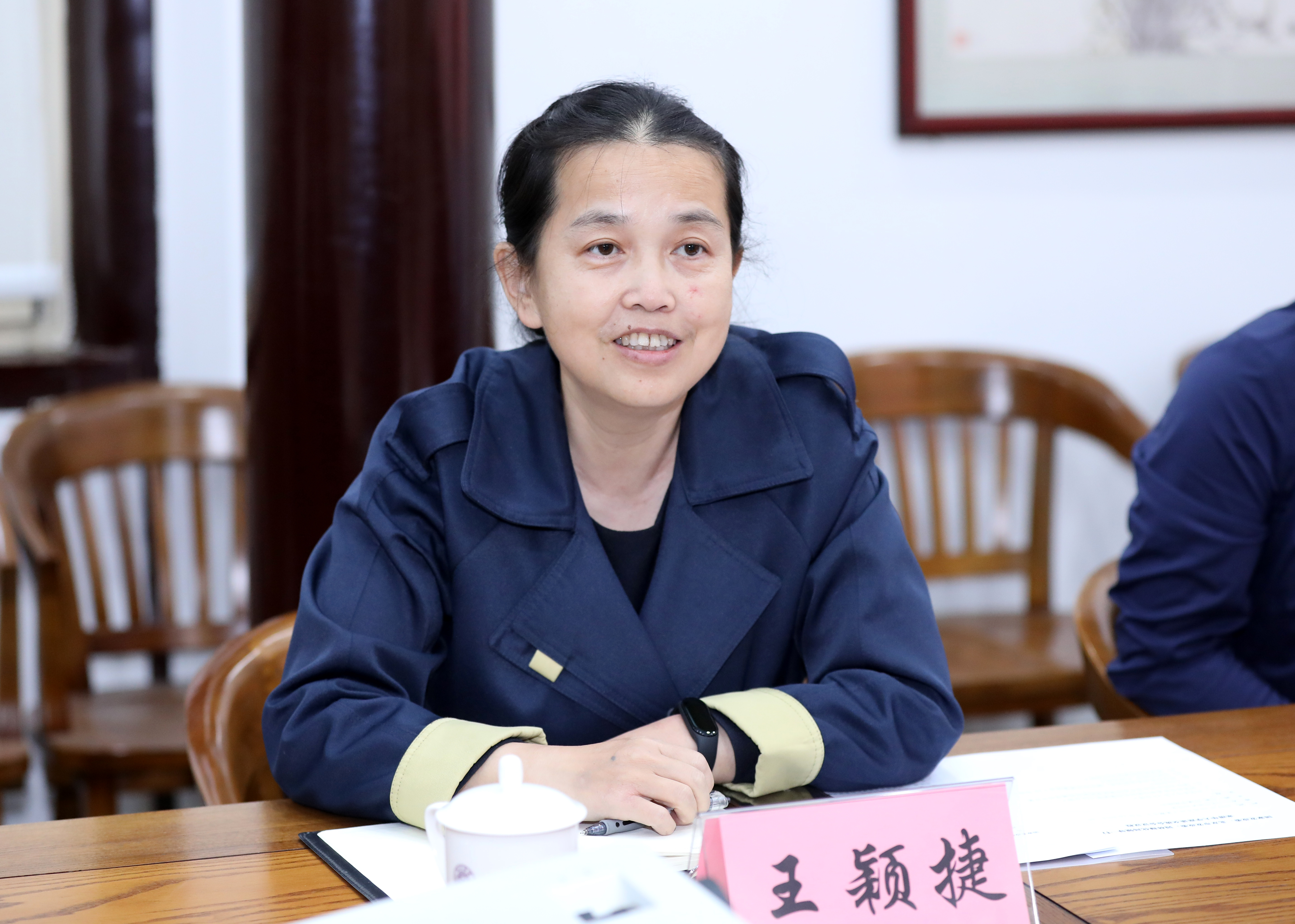 20221005-国家发展改革委基础司马强副司长一行到开云网调研生态产品价值实现机制研究与实践工作-嘉艺-王颖捷发言.jpg
