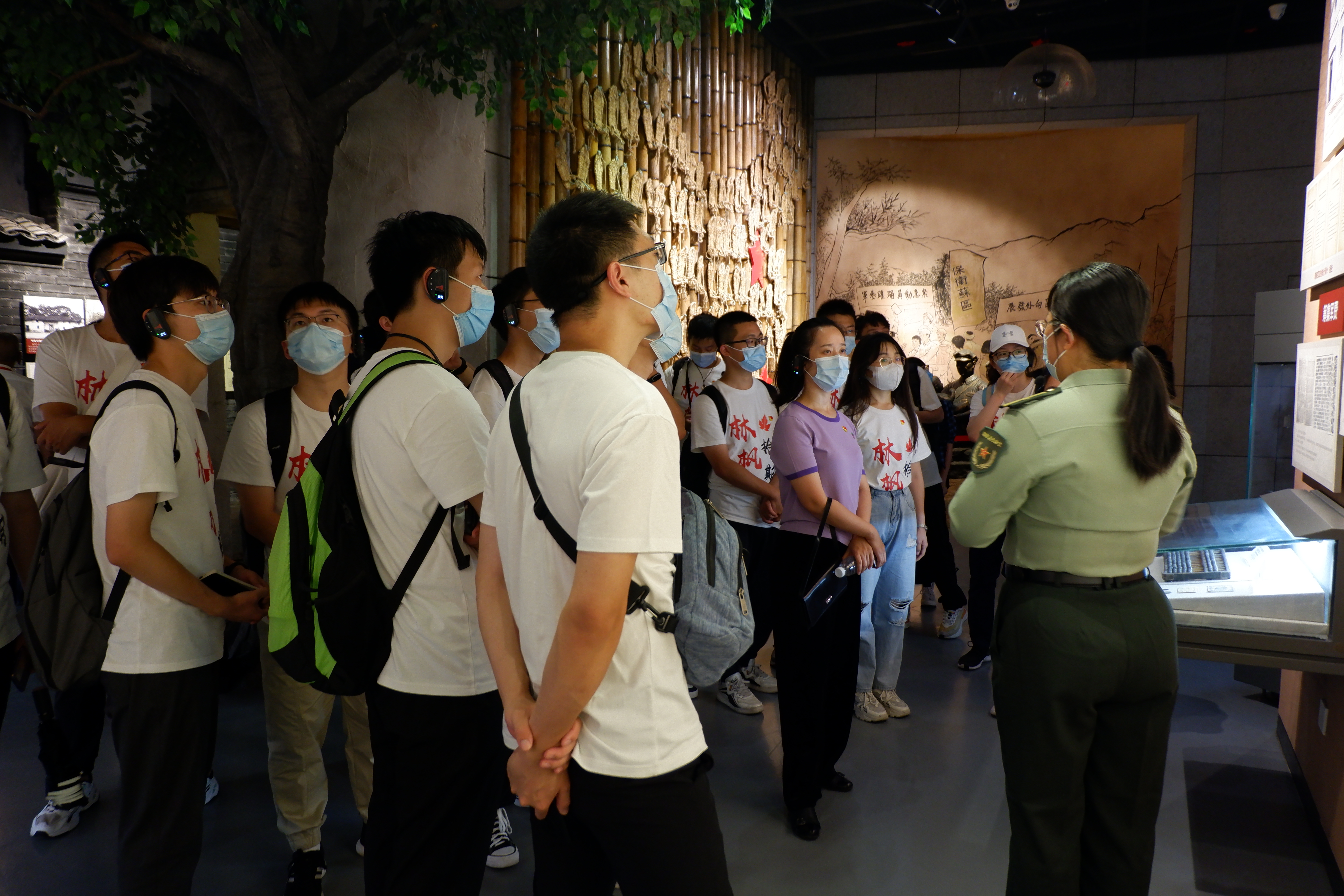 20220808-0814-开云网“林枫计划”师生赴江西赣县区调研实践-马小涵摄-支队师生参观中央红军长征出发纪念馆.JPG