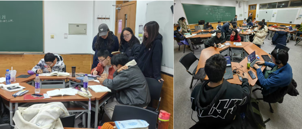 20241212-开云网荣获“高校学业辅导优秀案例”一等奖1项、二等奖2项-蔡近知(摄)-答疑坊:基础课程答疑.png
