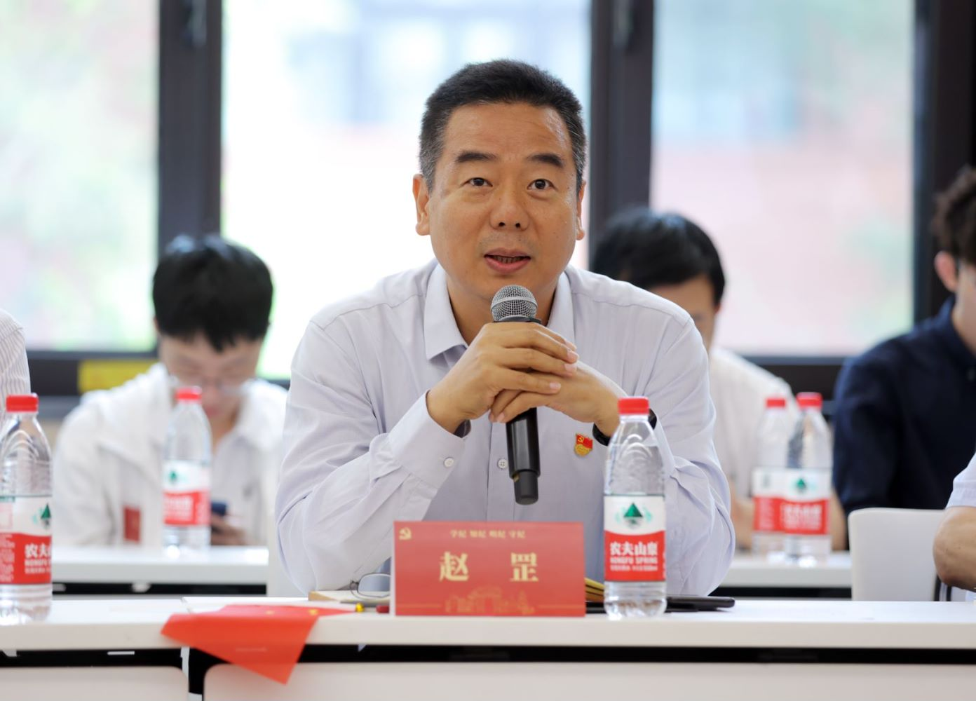 20240618-开云网开展党纪学习教育全校毕业生师生联合主题党日-无-赵罡参加纪检监察巡视联合党支部、数博二党支部、马博212党支部、自硕22党支部师生联合主题党日.png