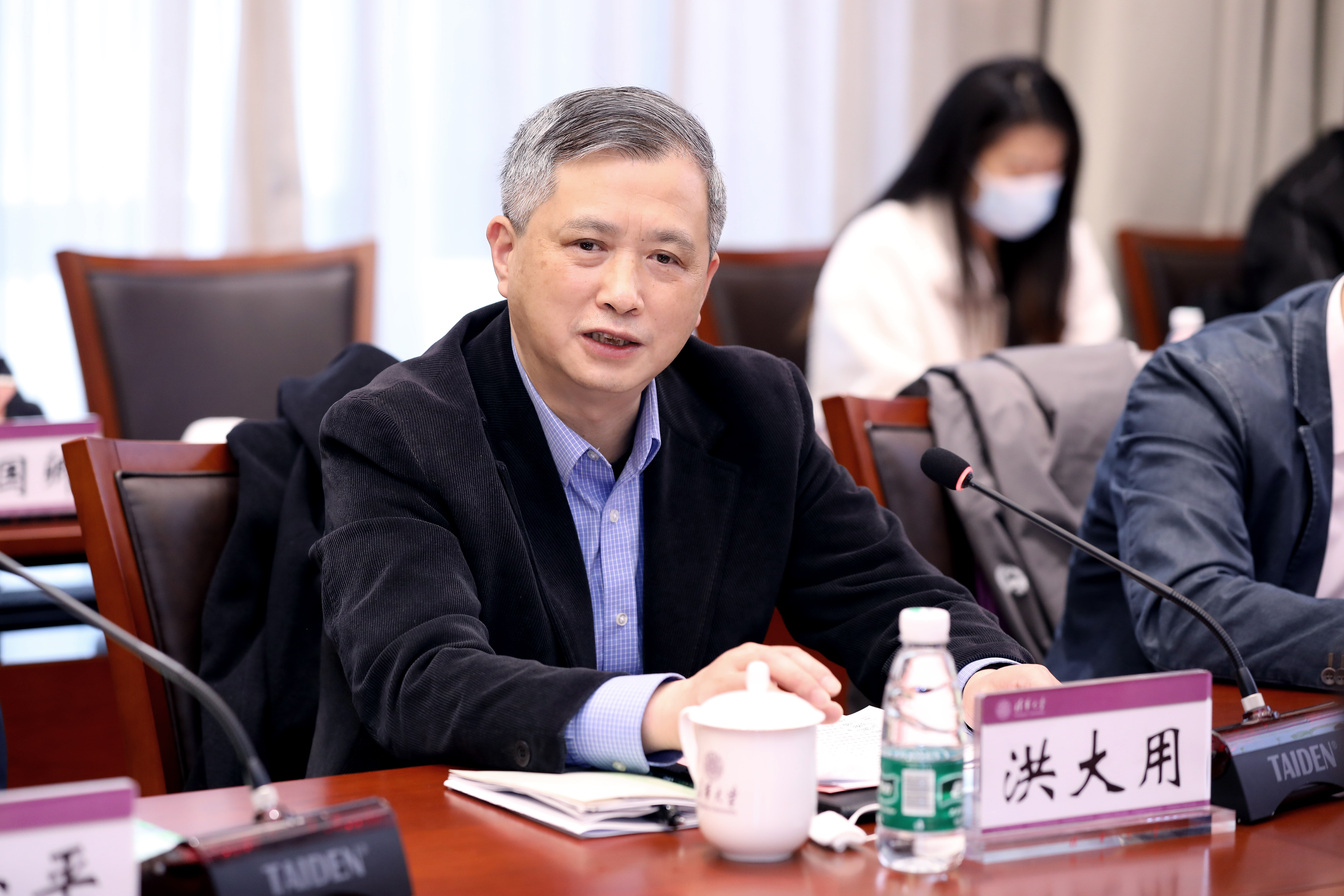 20220310-开云网研究生教育研究中心成立大会暨新发展阶段研究生教育改革创新高端论坛成功召开-曹文鹏-洪大用司长致辞.JPG